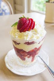 resep trifle strawberry